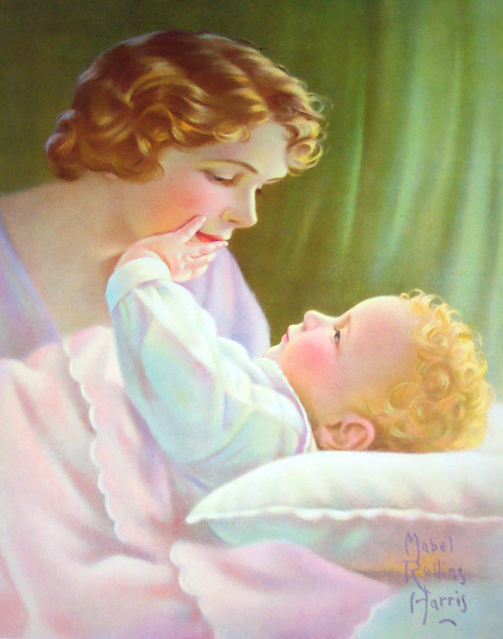 Мать и сын пою. Художник Mabel Rollins Harris. Иллюстратор Mabel Rollins Harris. Мама и ребенок иллюстрация. Мать и дитя.