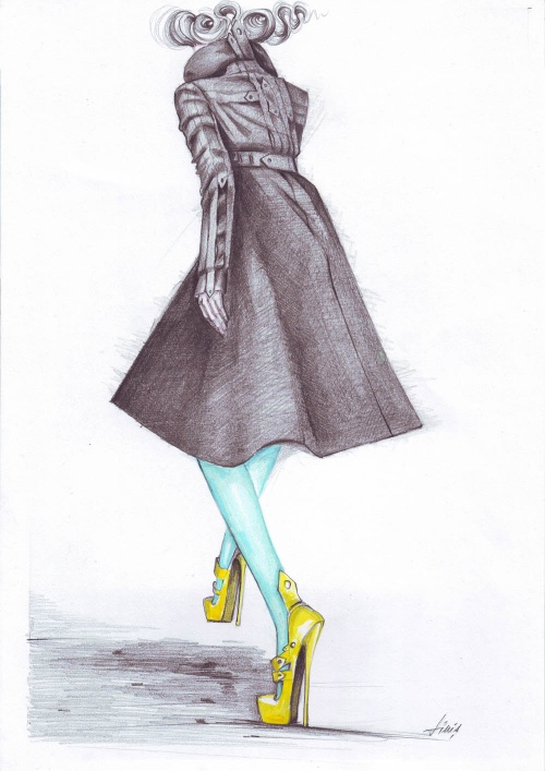 Fashion Illustrations by Elena Sofia Tinis (92 работ)