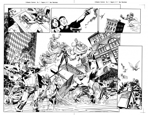 Dan Panosian - супергерои американского художника комиксов (ник urban-barbarian) (176 работ)