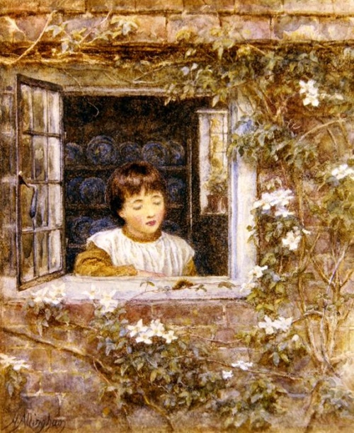 Английский художник Helen Allingham (1848-1926) (77 работ)