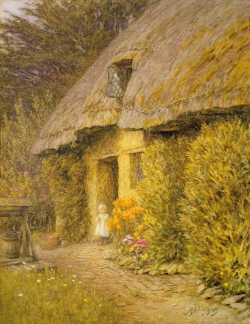 Английский художник Helen Allingham (1848-1926) (77 работ)