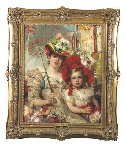 Бельгийский художник Leon Herbo (1850-1907) (52 работ)
