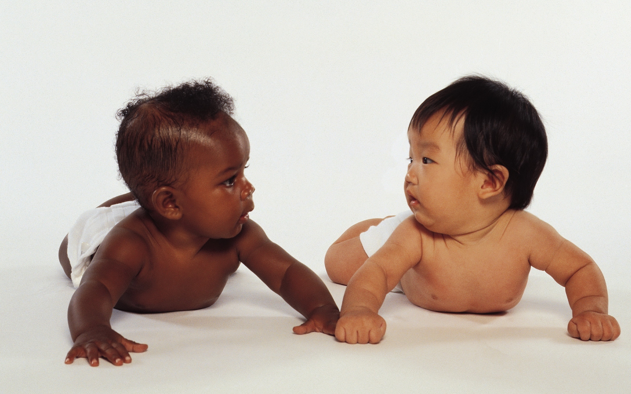 Младенцы разных рас