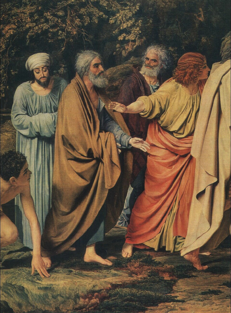 Картина явление христа народу. Иванов явление Христа народу 1857.