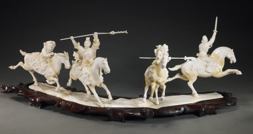 Magnificent ivory carving (43 works)