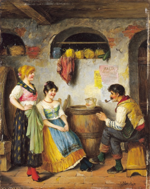 German artist Carl Ostersetzer (1850-1914) (43 works)