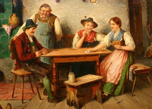 Немецкий художник Carl Ostersetzer (1850-1914) (43 работ)