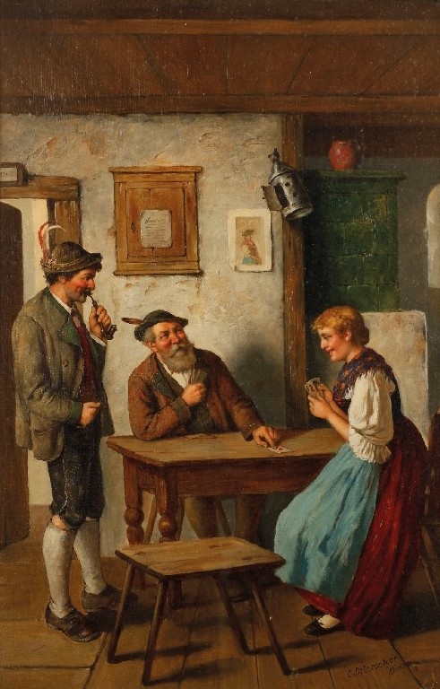 Немецкий художник Carl Ostersetzer (1850-1914) (43 работ)