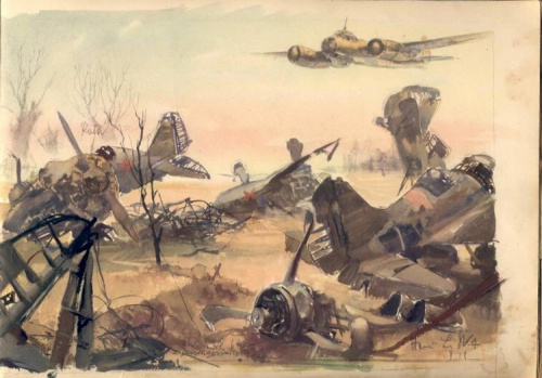 World War II Sketches By Hans Liska (55 работ)
