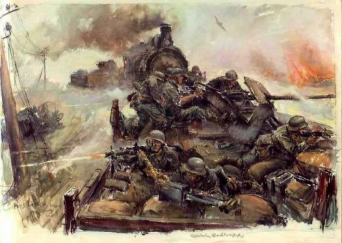 World War II Sketches By Hans Liska (55 работ)