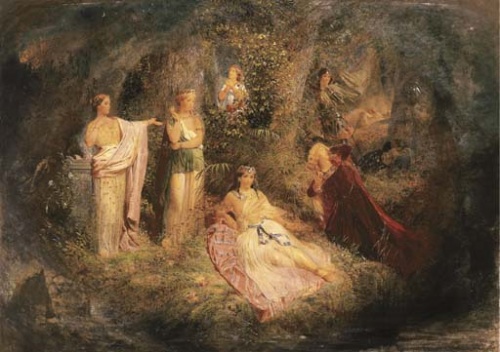 Английский живописец Edward Henry Corbould (1825-1905) (76 работ)