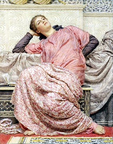 Английский художник Albert Joseph Moore (1841-1893) (100 работ)