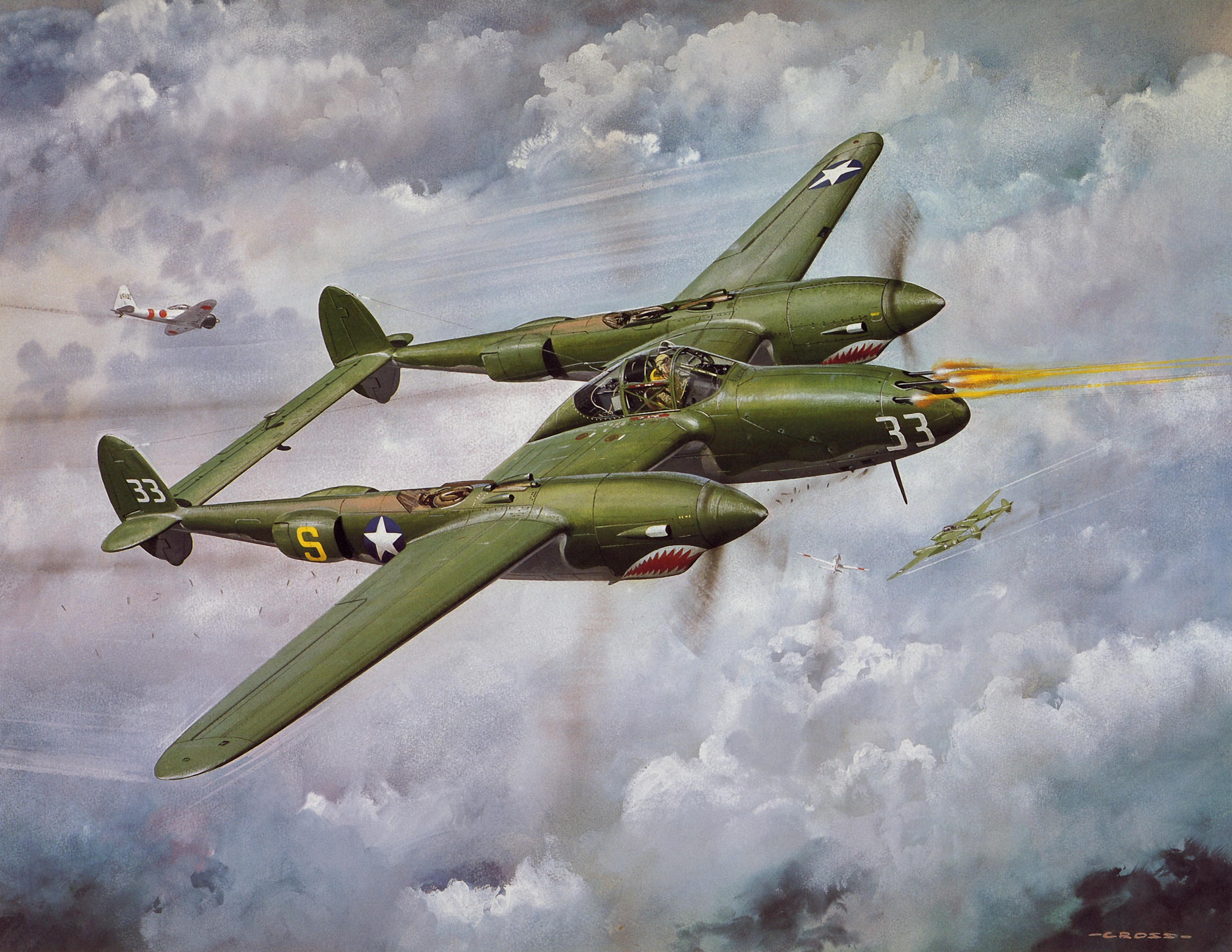 Два бомбардировщика. П-38 Лайтнинг. Lockheed p-38 Lightning. P-38 Lightning. Lockheed p-38 Lightning ww2 арт.