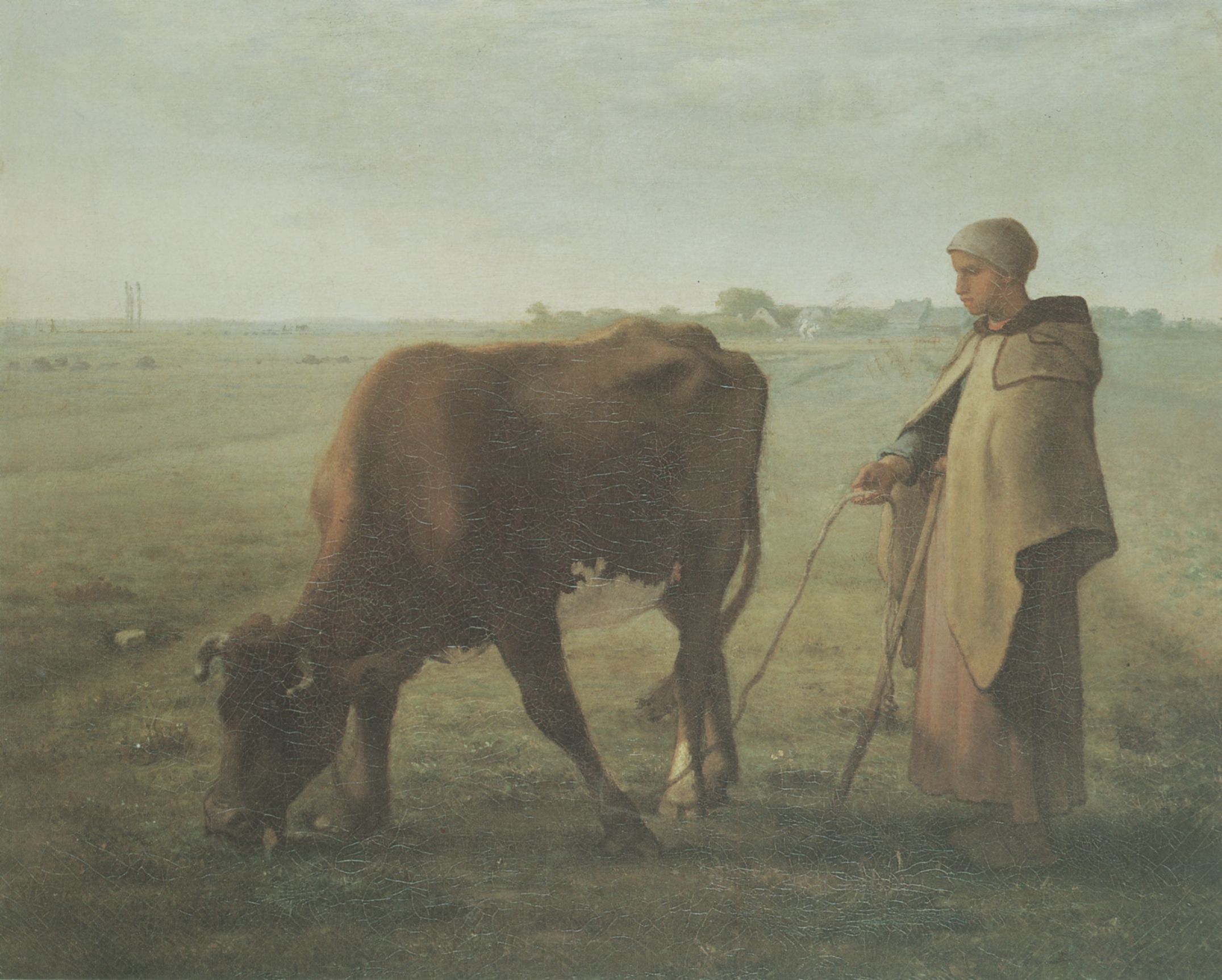 Медленно брел. Крестьянка пасущая корову Милле. Картина жана Милле крестьянка пасущая корову.