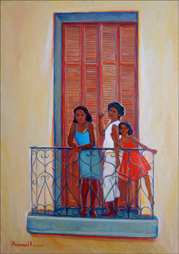 Картина на балконе. Картина балконы. Картина на балконе художник. Люди на балконе живопись. Тунис картины.