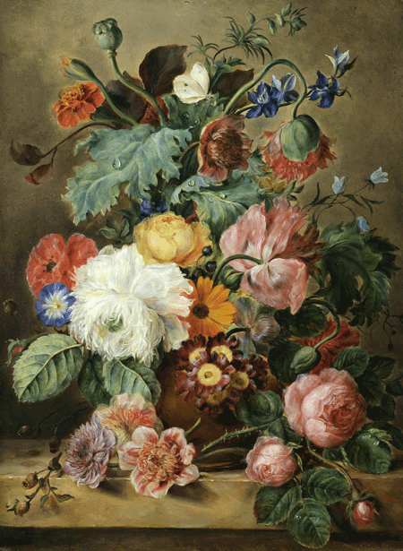 Мастер натюрморта Adriana-Johanna Haanen (Dutch Painter, 1814-1895) (50 работ)