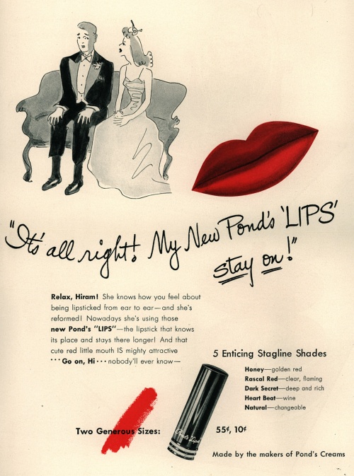Реклама косметики. 1940-е. Часть 1 (100 фото)