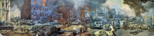 Панорамные картины Великой Отечественной войны (10 работ)