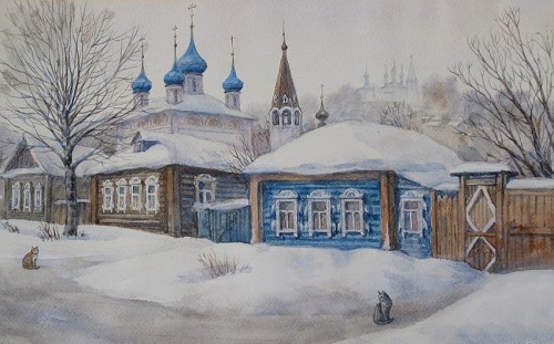 Watercolor by Natalia Rubacheva (38 works)