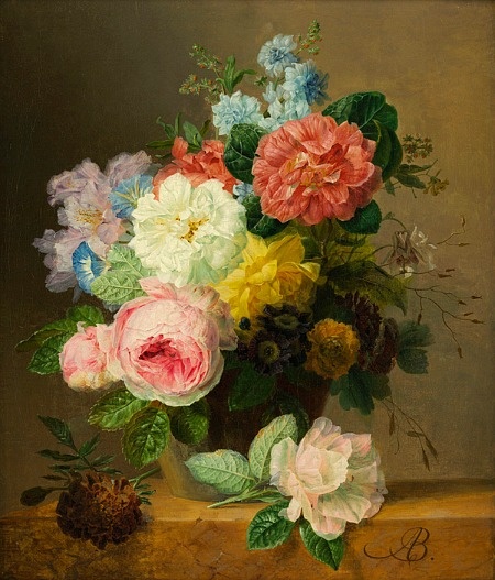 Натюрморты Arnoldus Bloemers (Dutch, 1786-1844) (34 работ)