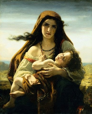 Французский художник Hugues Merle (1823-1881) (55 работ)