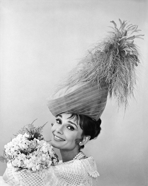 Audrey Hepburn's hat fashion (15 фото)