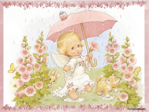 Adorable Little Angel of Ruth J. Morehead  Очаровательные ангелочки от Ruth J. Morehead (12 работ)