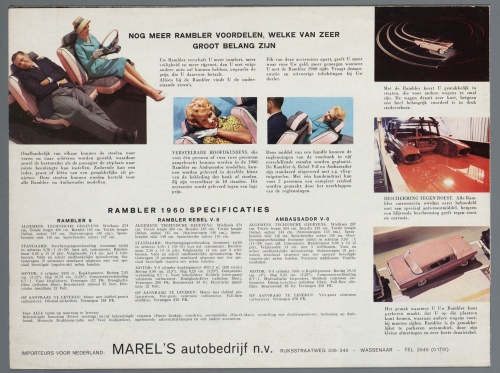 Dutch Automotive History (part 54) Rambler (63 работ)