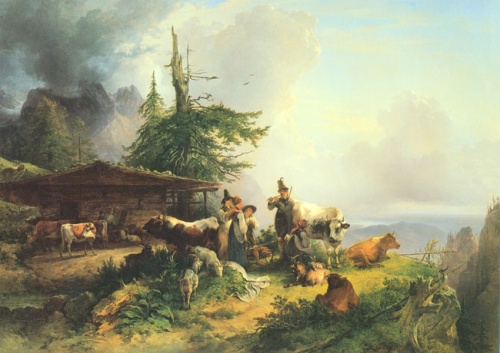 Friedrich Gauermann  (1807-1862) (41 работ)