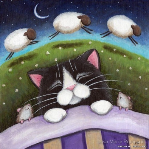 Милые кошки от Лизы Мари Робинсон (28 работ)