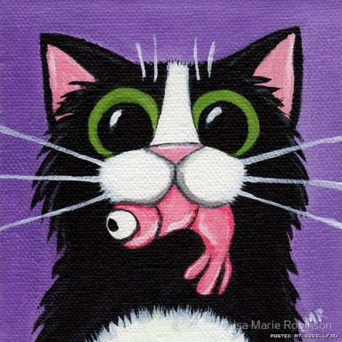 Милые кошки от Лизы Мари Робинсон (28 работ)