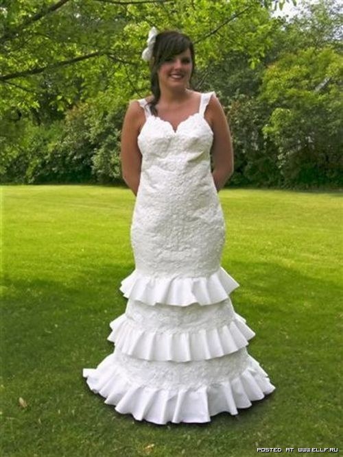 Уникальные свадебные платья (27 фото)