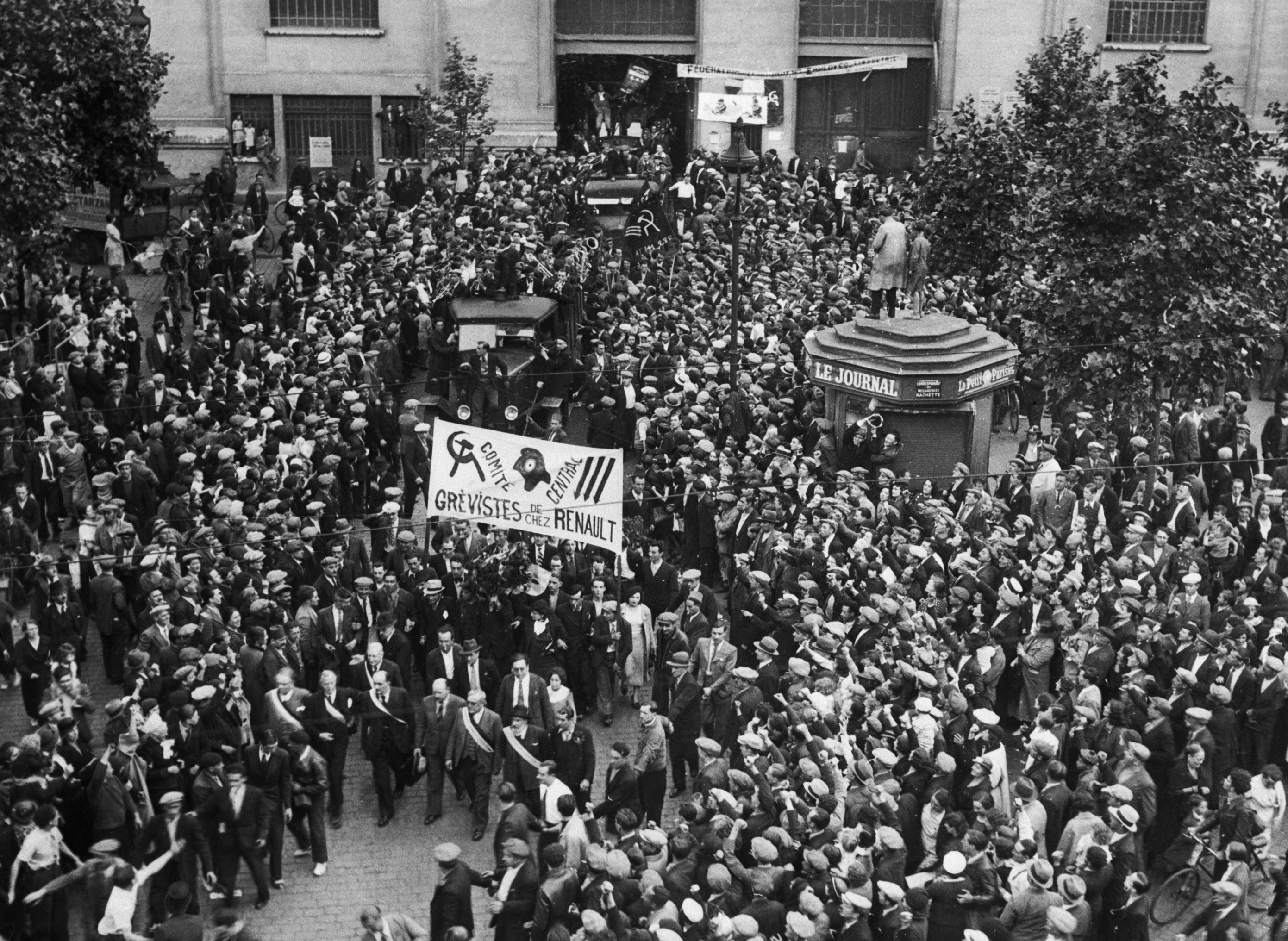Митинг Франция 20 век
