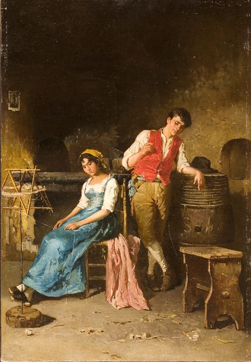 Итальянский художник Francesco Peluso (1836-1916) (29 работ)