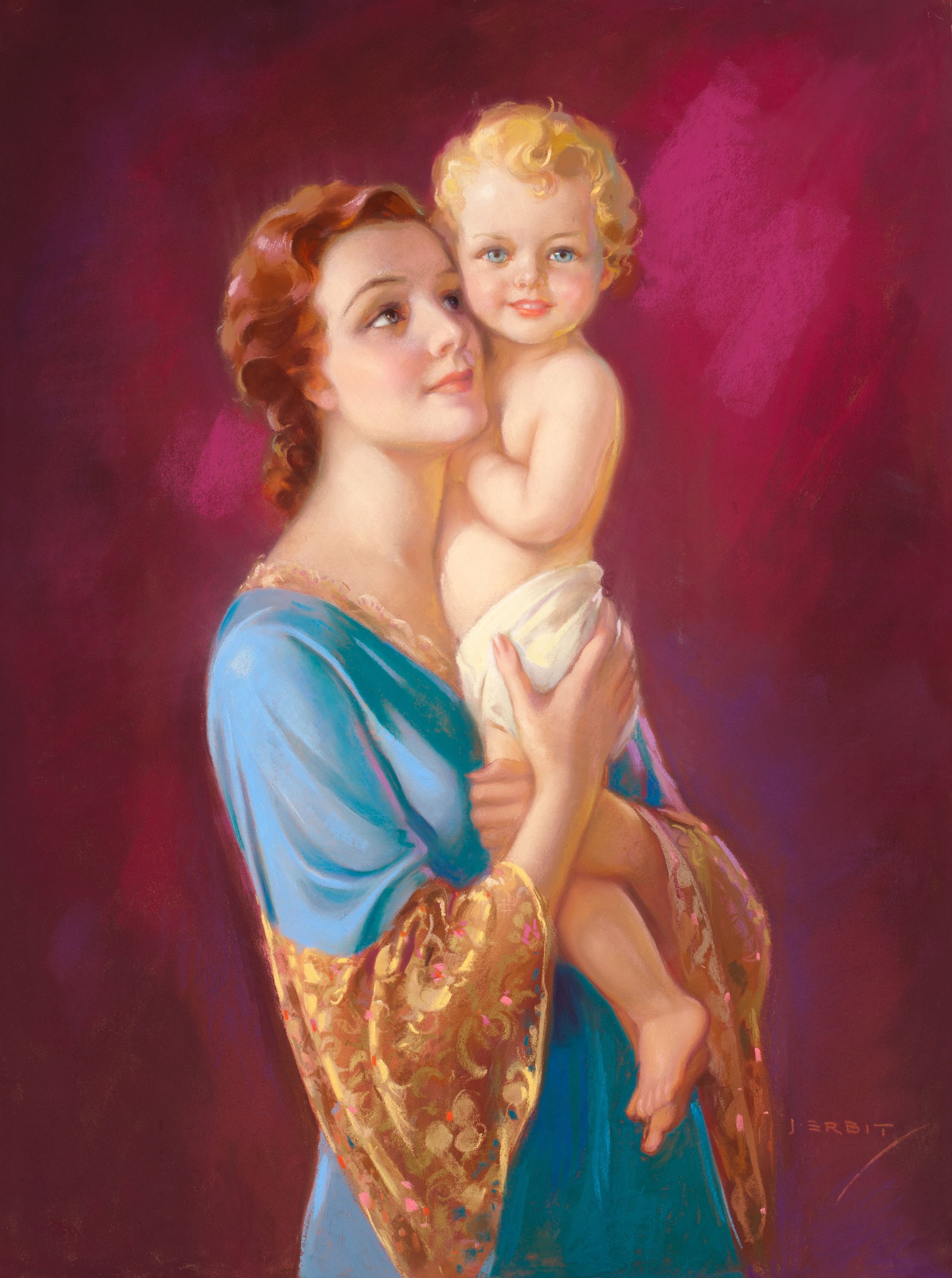Мать т дитя. Художник Jules Erbit. Картина женщина с ребенком. Портрет женщины для детей. Образ матери и дитя.