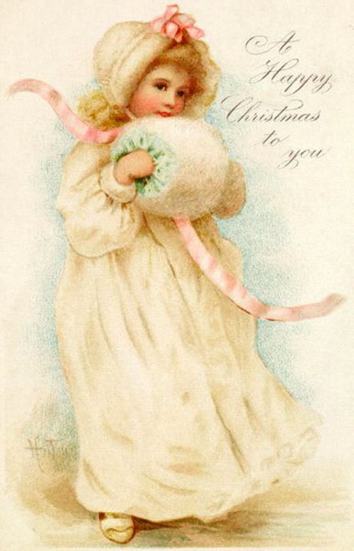 Рождество. Винтажные открытки и изображения (163 работ)