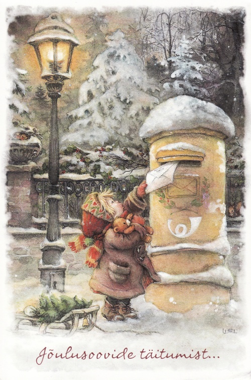 New Year postcard of the twentieth century # 1  Новогодняя и рождественская открытка ХХ века #1 (50 открыток)